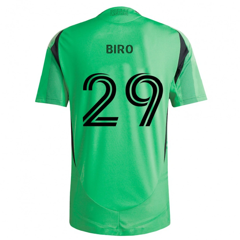 Danxen Hombre Camiseta Guilherme Biro #29 Verde Esmeralda Negro 1ª Equipación 2026/27 La Camisa México