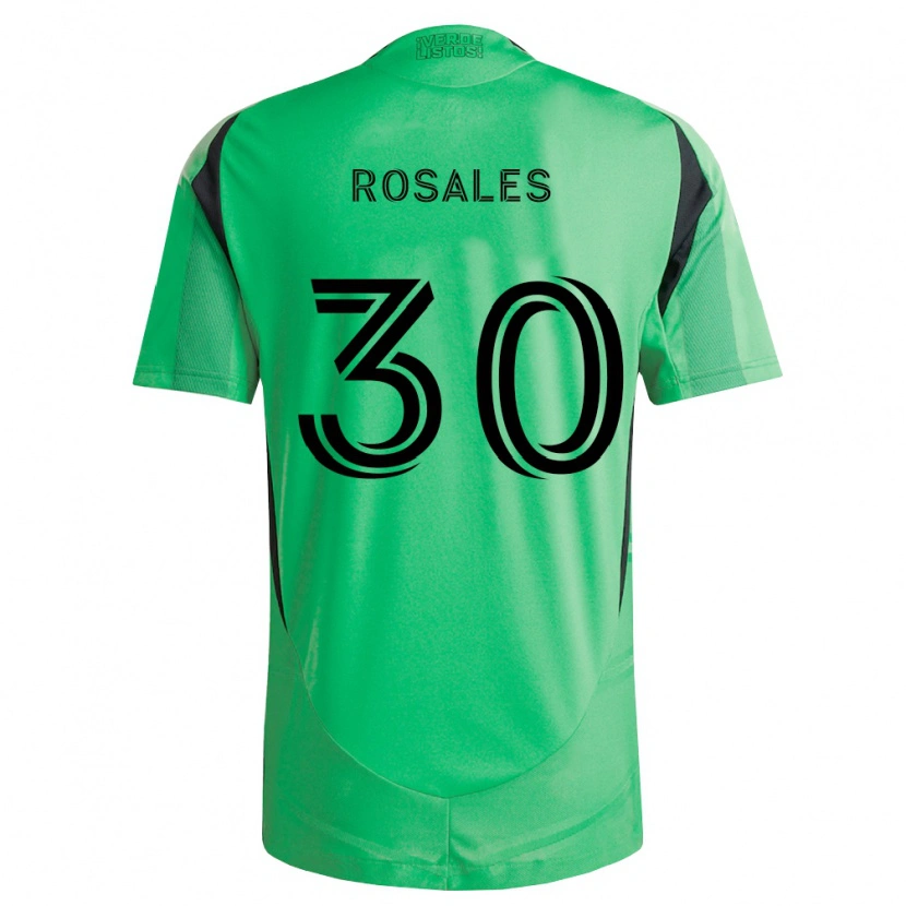Danxen Hombre Camiseta Joseph Rosales #30 Verde Esmeralda Negro 1ª Equipación 2026/27 La Camisa México