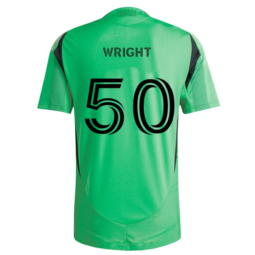 Danxen Hombre Camiseta Daniel Wright #50 Verde Esmeralda Negro 1ª Equipación 2026/27 La Camisa México