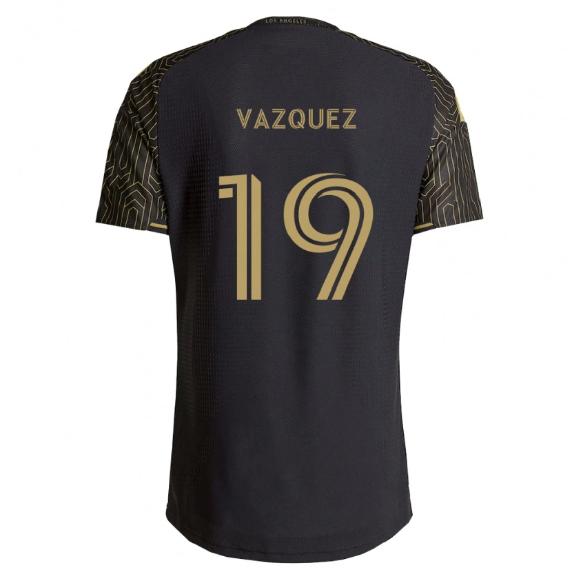 Danxen Hombre Camiseta Favian Vazquez #19 Marrón Negro 1ª Equipación 2026/27 La Camisa México