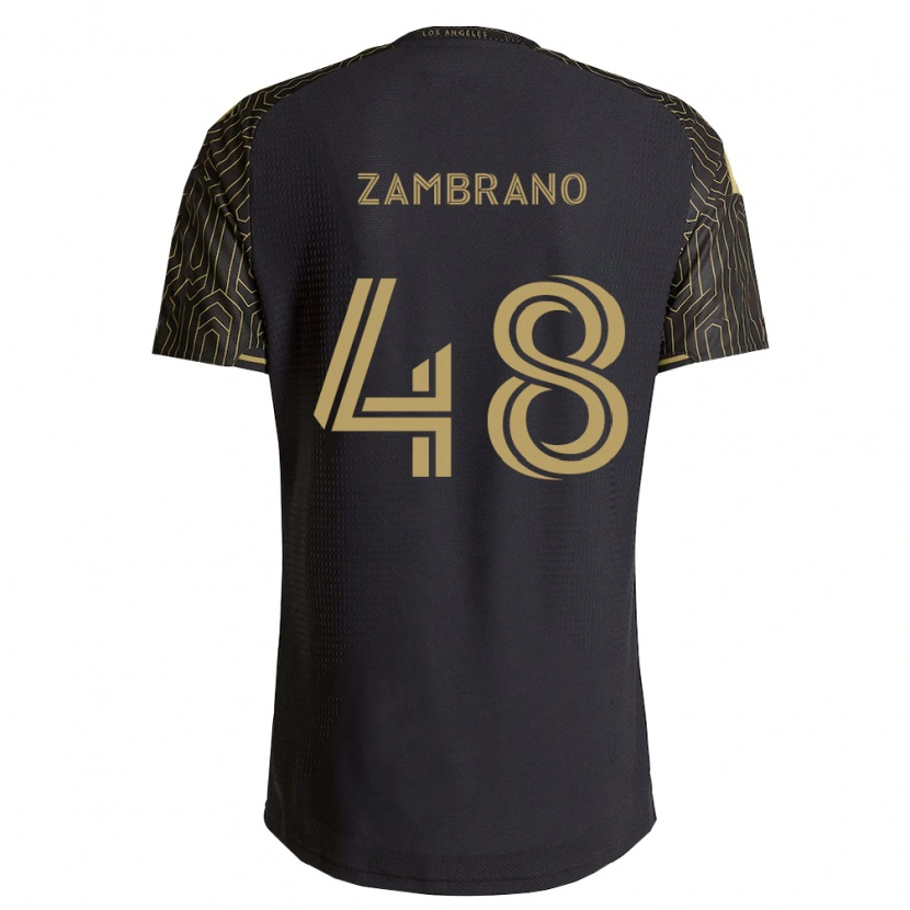 Danxen Hombre Camiseta Gavin Zambrano #48 Marrón Negro 1ª Equipación 2026/27 La Camisa México