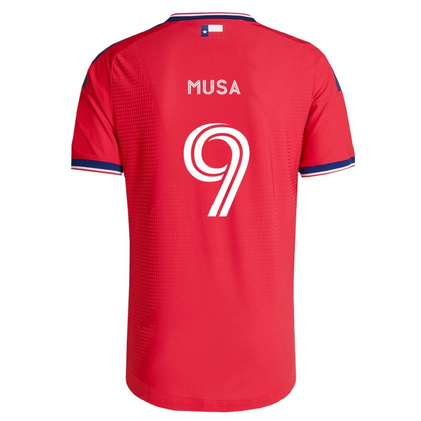 Danxen Hombre Camiseta Petar Musa #9 Rojo Azul Blanco 1ª Equipación 2026/27 La Camisa México