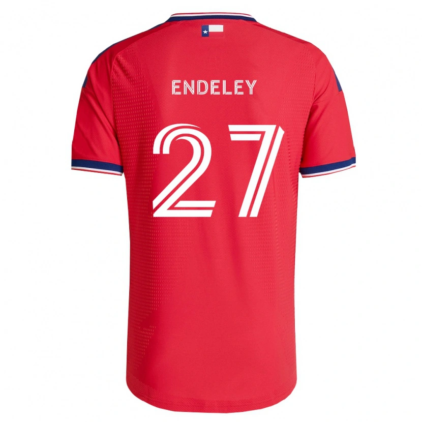 Danxen Hombre Camiseta Herbert Endeley #27 Rojo Azul Blanco 1ª Equipación 2026/27 La Camisa México