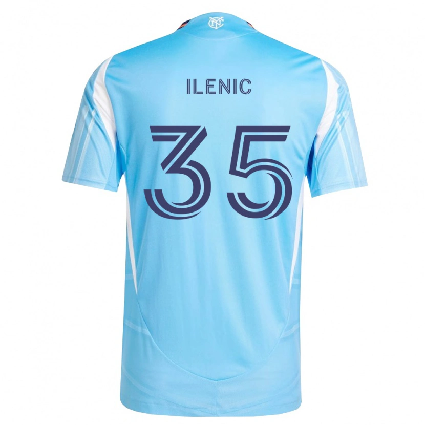 Danxen Hombre Camiseta Mitja Ilenic #35 Azul Cielo Blanco 1ª Equipación 2026/27 La Camisa México