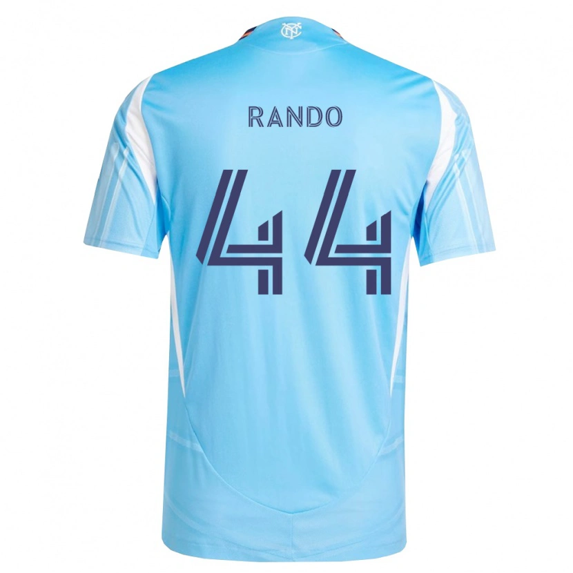 Danxen Hombre Camiseta Alex Rando #44 Azul Cielo Blanco 1ª Equipación 2026/27 La Camisa México