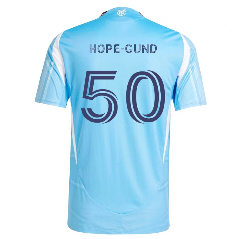 Danxen Hombre Camiseta Kofi Hope-Gund #50 Azul Cielo Blanco 1ª Equipación 2026/27 La Camisa México