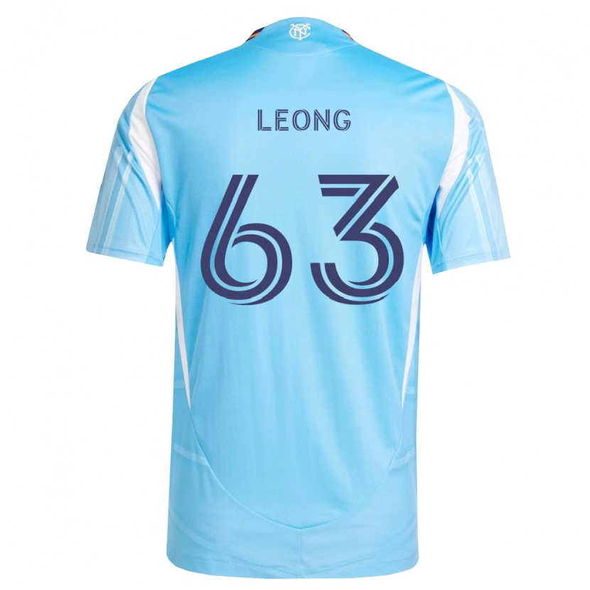Danxen Hombre Camiseta Matthew Leong #63 Azul Cielo Blanco 1ª Equipación 2026/27 La Camisa México