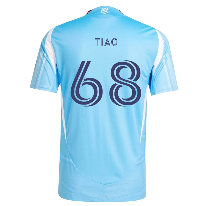 Danxen Hombre Camiseta Christopher Tiao #68 Azul Cielo Blanco 1ª Equipación 2026/27 La Camisa México