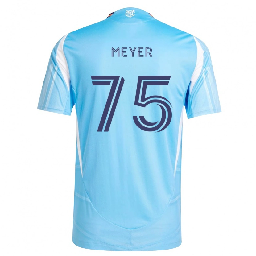 Danxen Hombre Camiseta Will Meyer #75 Azul Cielo Blanco 1ª Equipación 2026/27 La Camisa México