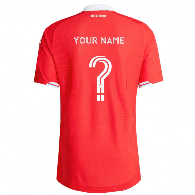 Danxen Hombre Camiseta Su Nombre #0 Rojo Azul Profundo Blanco 1ª Equipación 2026/27 La Camisa México