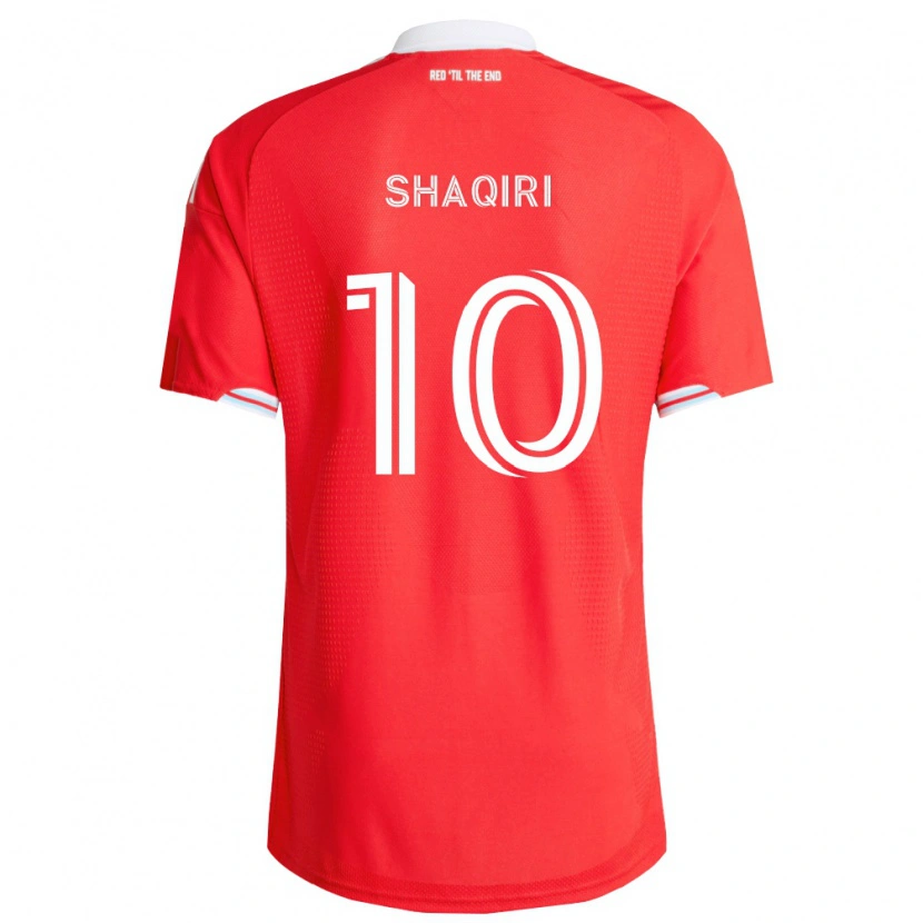 Danxen Hombre Camiseta Xherdan Shaqiri #10 Rojo Azul Profundo Blanco 1ª Equipación 2026/27 La Camisa México