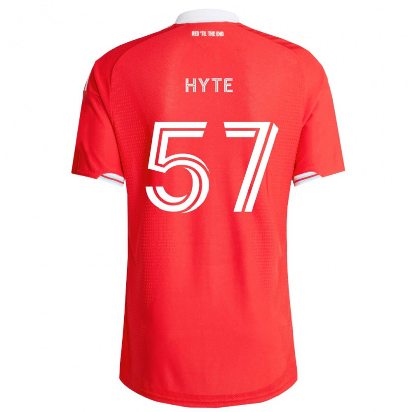 Danxen Hombre Camiseta Darris Hyte #57 Rojo Azul Profundo Blanco 1ª Equipación 2026/27 La Camisa México