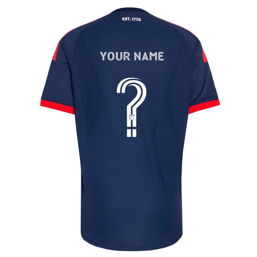 Danxen Hombre Camiseta Su Nombre #0 Azul Real Rojo Blanco 1ª Equipación 2026/27 La Camisa México