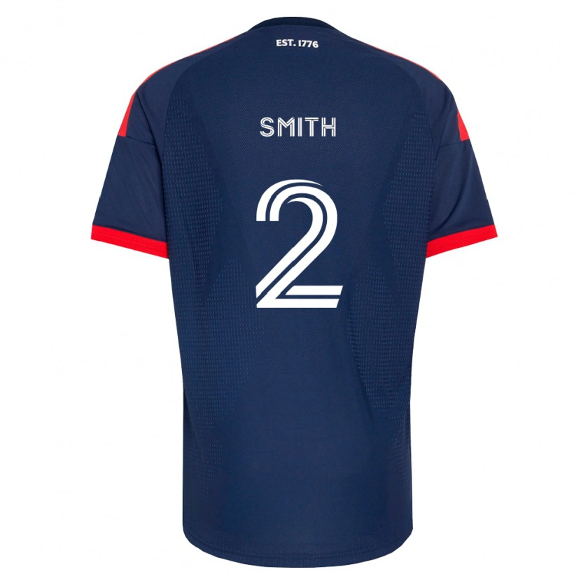 Danxen Hombre Camiseta Jared Smith #2 Azul Real Rojo Blanco 1ª Equipación 2026/27 La Camisa México