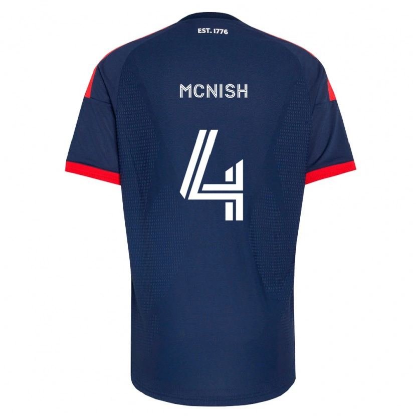 Danxen Hombre Camiseta Sheridan Mcnish #4 Azul Real Rojo Blanco 1ª Equipación 2026/27 La Camisa México