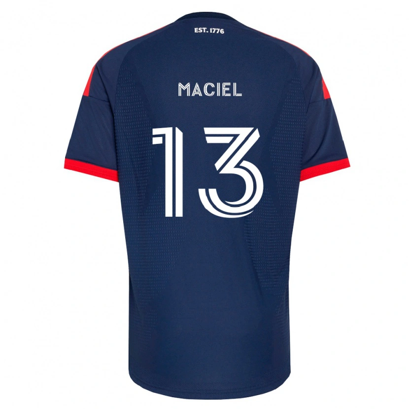 Danxen Hombre Camiseta Maciel #13 Azul Real Rojo Blanco 1ª Equipación 2026/27 La Camisa México