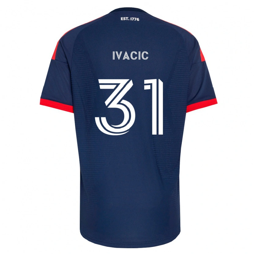 Danxen Hombre Camiseta Aljaz Ivacic #31 Azul Real Rojo Blanco 1ª Equipación 2026/27 La Camisa México