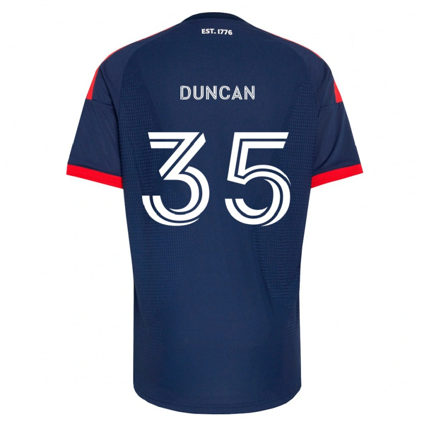 Danxen Hombre Camiseta Nakye Greenidge-Duncan #35 Azul Real Rojo Blanco 1ª Equipación 2026/27 La Camisa México