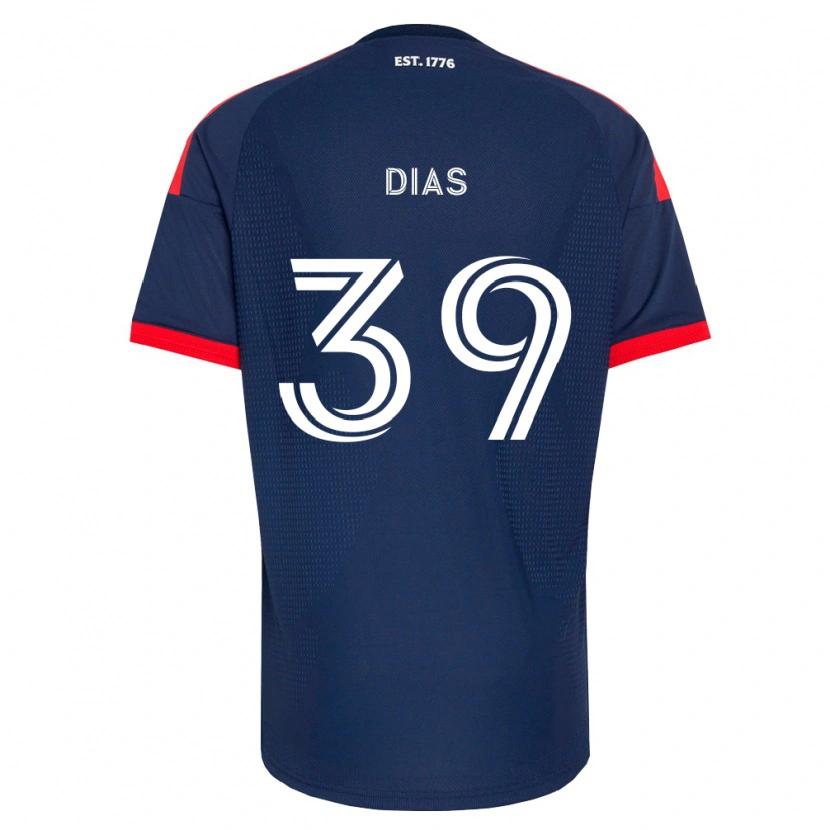 Danxen Hombre Camiseta Marcos Dias #39 Azul Real Rojo Blanco 1ª Equipación 2026/27 La Camisa México