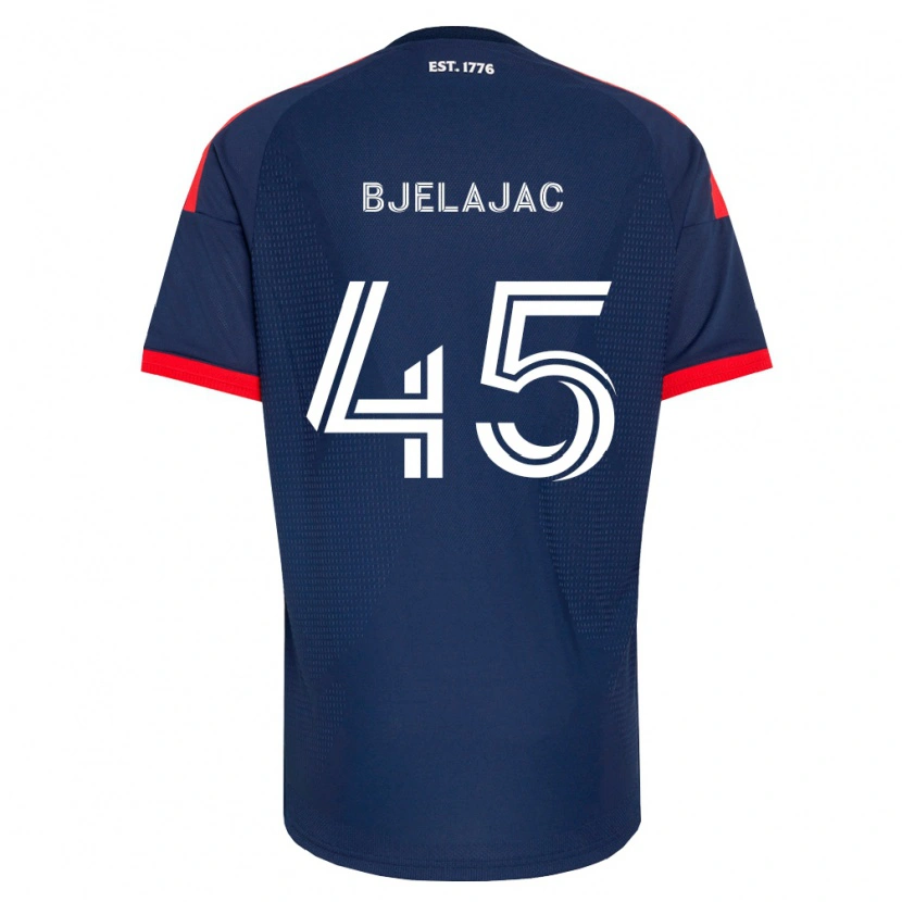 Danxen Hombre Camiseta Andrej Bjelajac #45 Azul Real Rojo Blanco 1ª Equipación 2026/27 La Camisa México