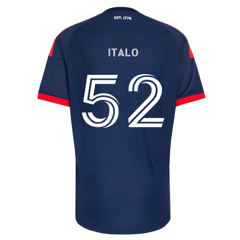 Danxen Hombre Camiseta Ítalo #52 Azul Real Rojo Blanco 1ª Equipación 2026/27 La Camisa México