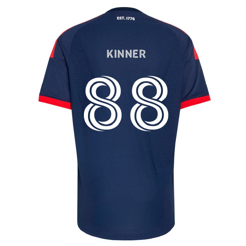 Danxen Hombre Camiseta Sage Kinner #88 Azul Real Rojo Blanco 1ª Equipación 2026/27 La Camisa México