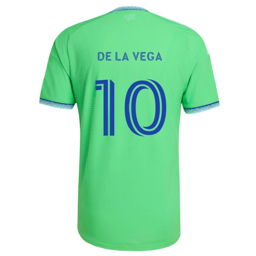 Danxen Hombre Camiseta Pedro De La Vega #10 Verde Azul Claro 1ª Equipación 2026/27 La Camisa México