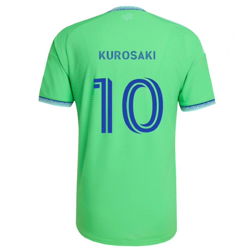 Danxen Hombre Camiseta Yuuka Kurosaki #10 Verde Azul Claro 1ª Equipación 2026/27 La Camisa México
