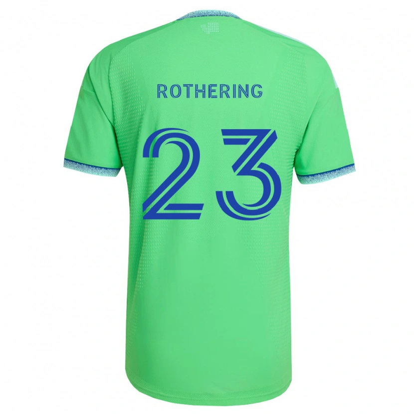Danxen Hombre Camiseta Holly Rothering #23 Verde Azul Claro 1ª Equipación 2026/27 La Camisa México