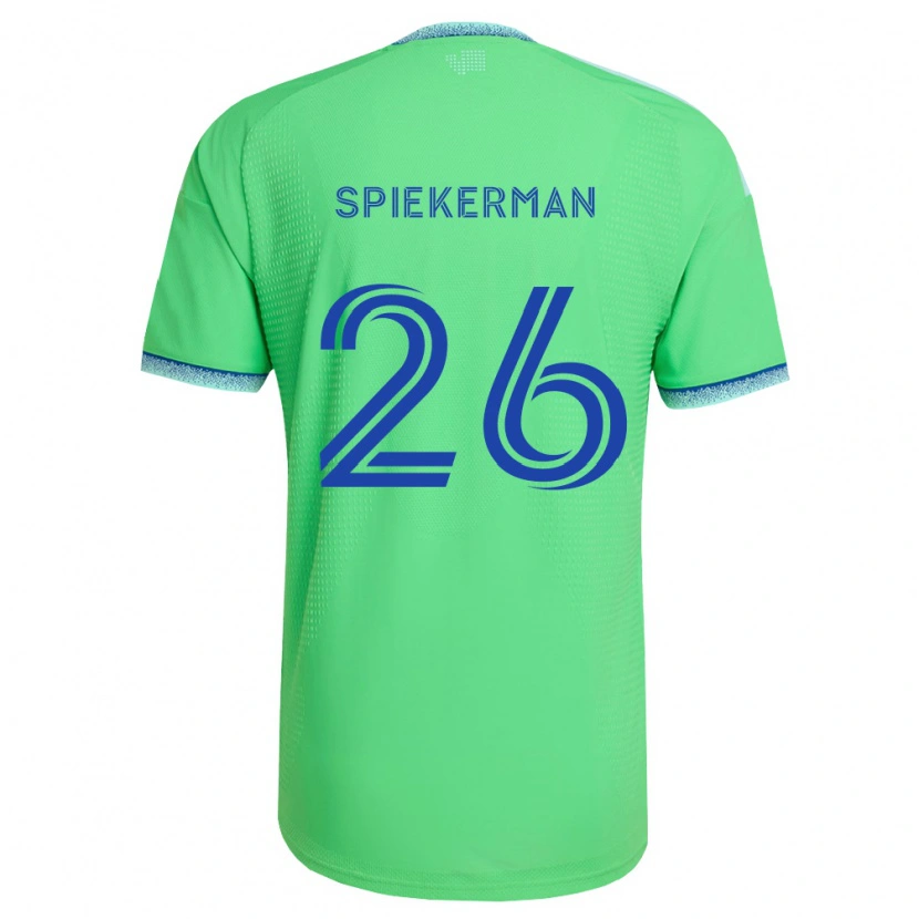 Danxen Hombre Camiseta Stephanie Spiekerman #26 Verde Azul Claro 1ª Equipación 2026/27 La Camisa México