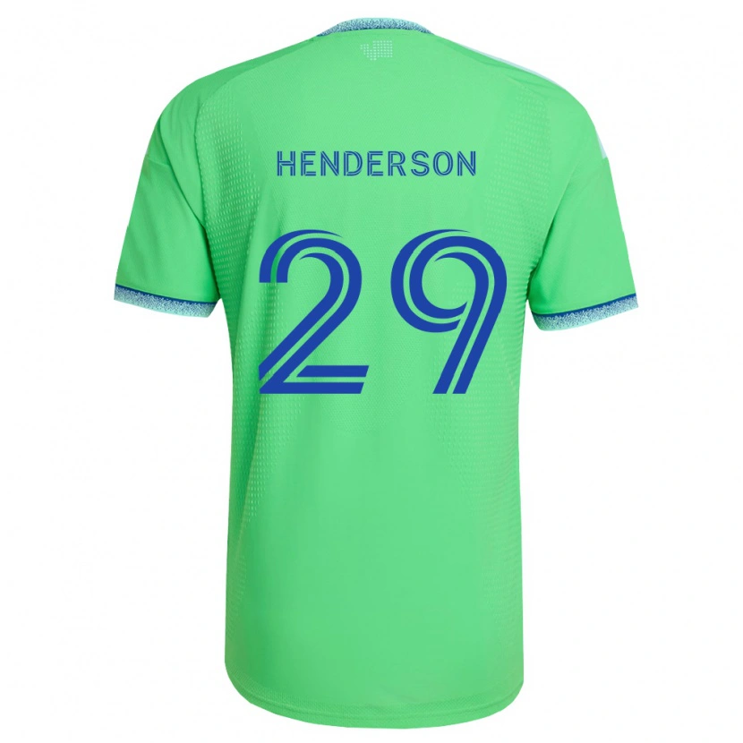 Danxen Hombre Camiseta Anna Henderson #29 Verde Azul Claro 1ª Equipación 2026/27 La Camisa México