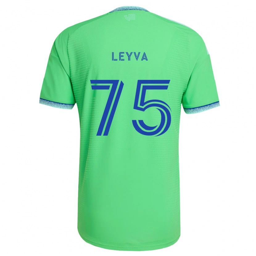 Danxen Hombre Camiseta Danny Leyva #75 Verde Azul Claro 1ª Equipación 2026/27 La Camisa México