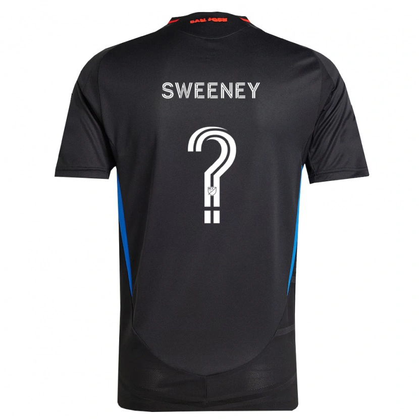 Danxen Hombre Camiseta D Sweeney #0 Azul Blanco Negro 1ª Equipación 2026/27 La Camisa México