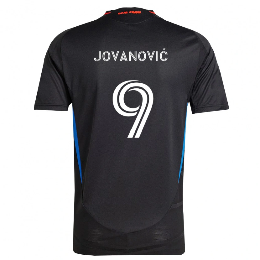 Danxen Hombre Camiseta Luka Jovanović #9 Azul Blanco Negro 1ª Equipación 2026/27 La Camisa México