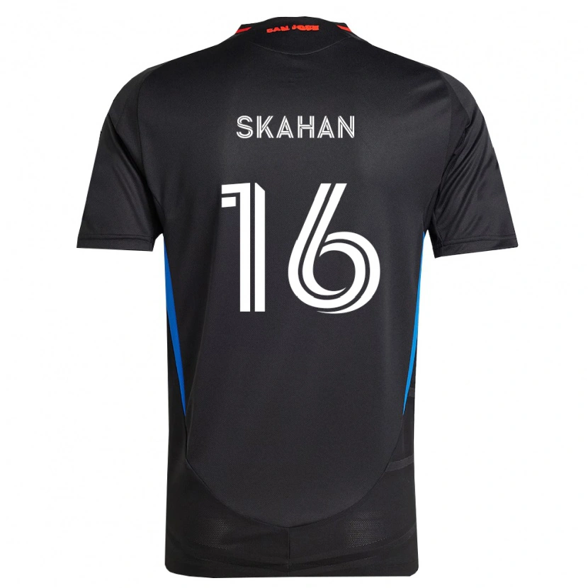 Danxen Hombre Camiseta Jack Skahan #16 Azul Blanco Negro 1ª Equipación 2026/27 La Camisa México