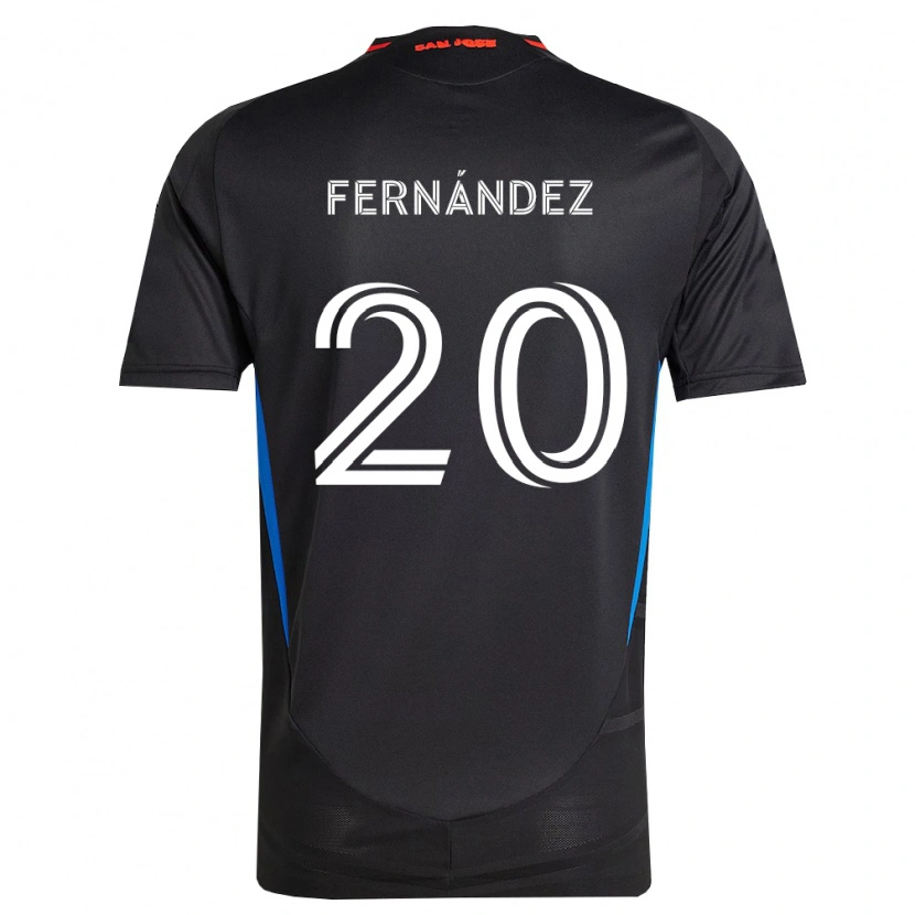 Danxen Hombre Camiseta Nick Fernández #20 Azul Blanco Negro 1ª Equipación 2026/27 La Camisa México
