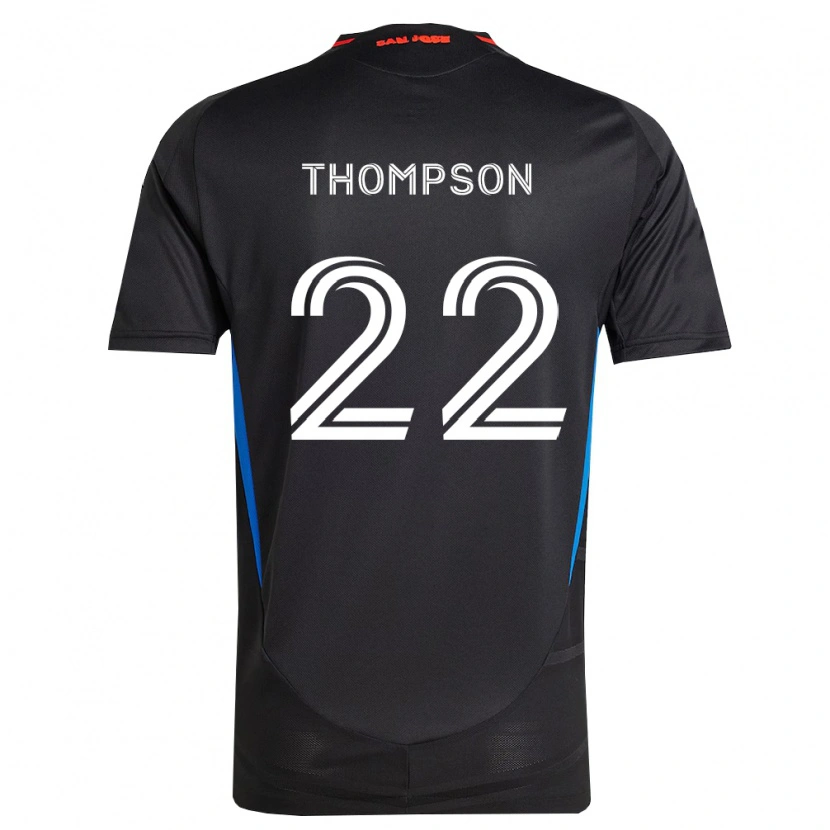 Danxen Hombre Camiseta Tommy Thompson #22 Azul Blanco Negro 1ª Equipación 2026/27 La Camisa México