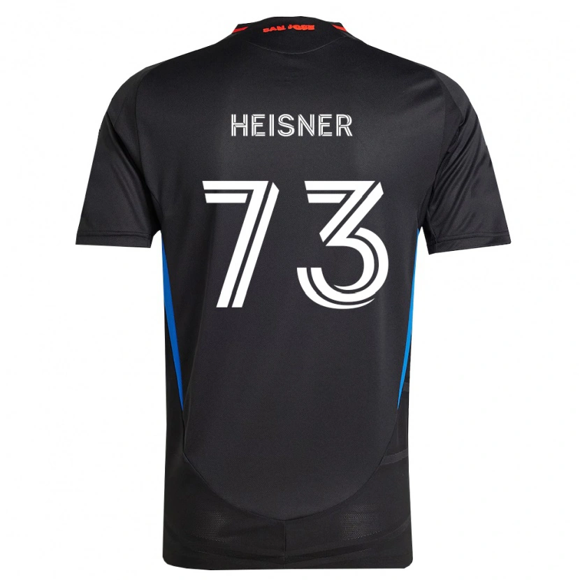 Danxen Hombre Camiseta Jacob Heisner #73 Azul Blanco Negro 1ª Equipación 2026/27 La Camisa México
