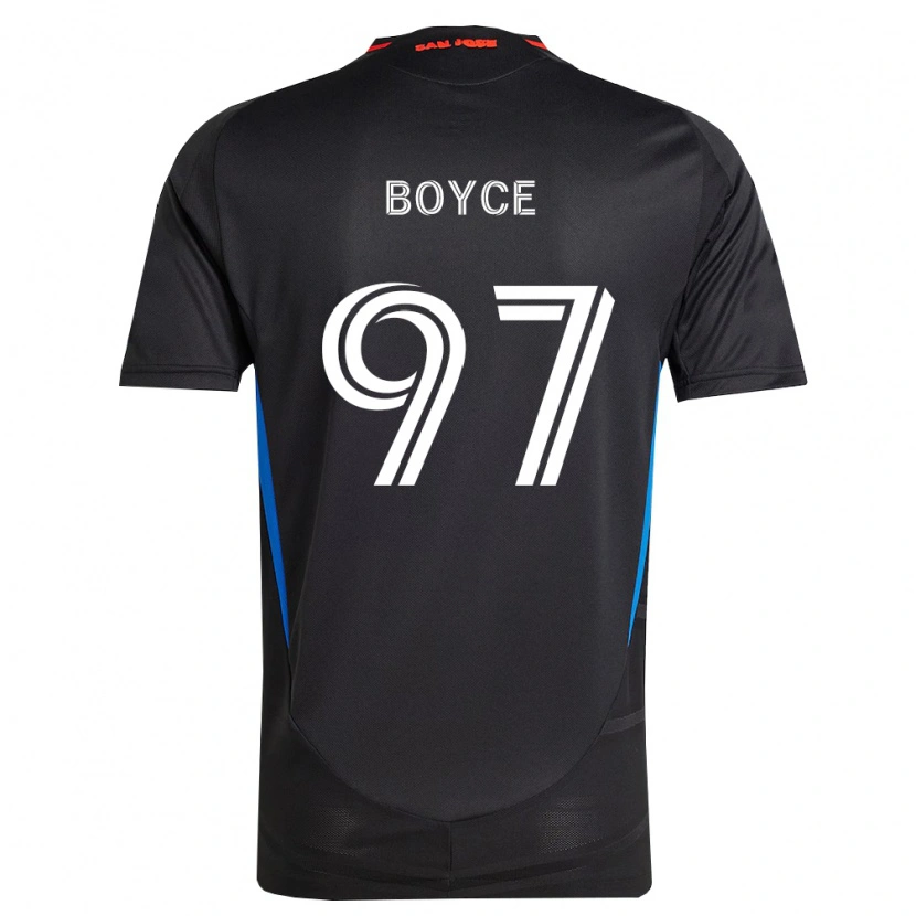 Danxen Hombre Camiseta Warren Boyce #97 Azul Blanco Negro 1ª Equipación 2026/27 La Camisa México