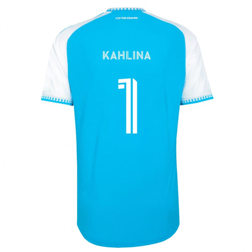 Danxen Hombre Camiseta Kristijan Kahlina #1 Azul Cielo Blanco Negro 1ª Equipación 2026/27 La Camisa México