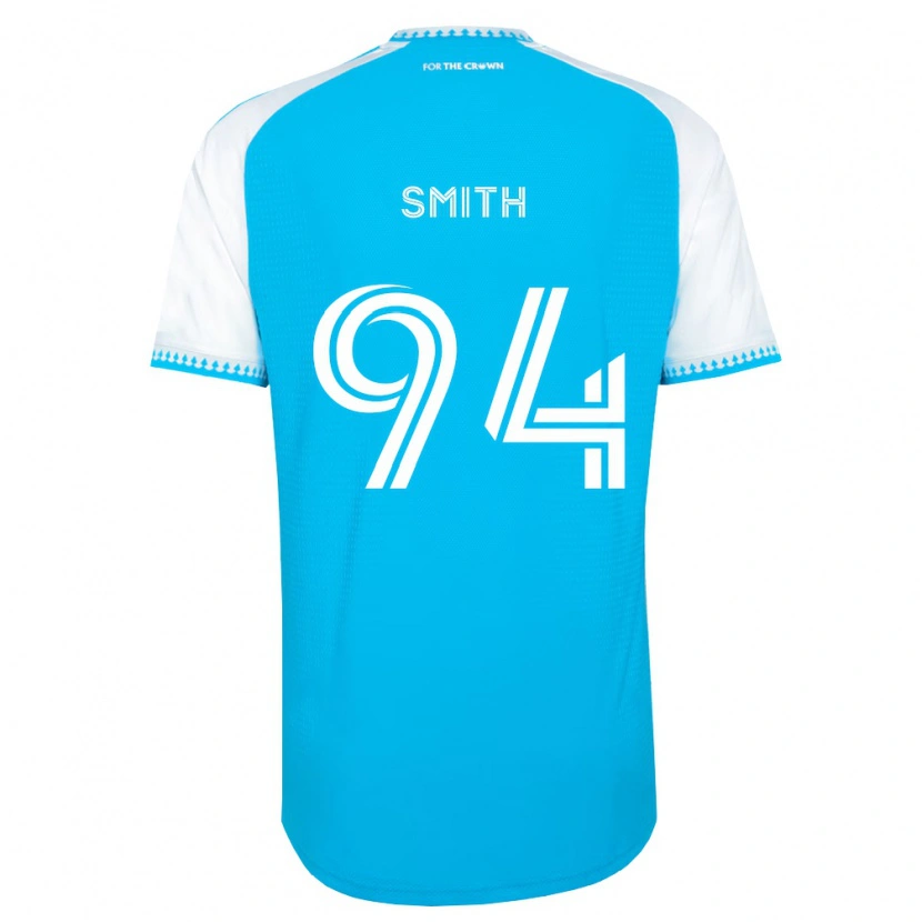 Danxen Hombre Camiseta Gavin Smith #94 Azul Cielo Blanco Negro 1ª Equipación 2026/27 La Camisa México