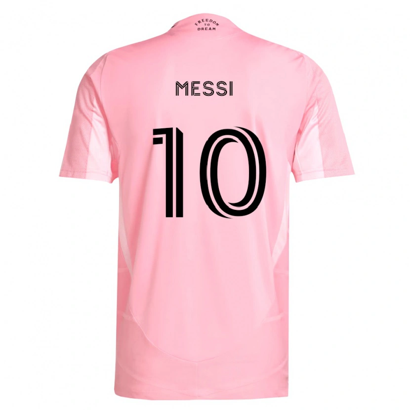 Danxen Hombre Camiseta Lionel Messi #10 Rosa Negro 1ª Equipación 2026/27 La Camisa México