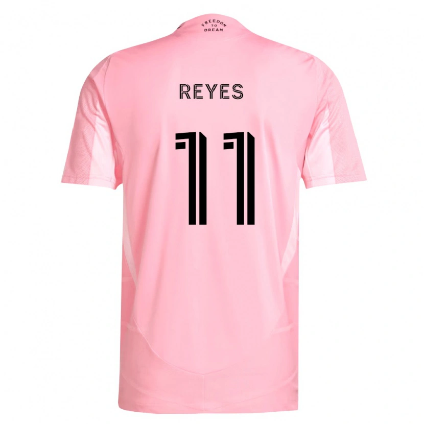 Danxen Hombre Camiseta Dairon Reyes #11 Rosa Negro 1ª Equipación 2026/27 La Camisa México