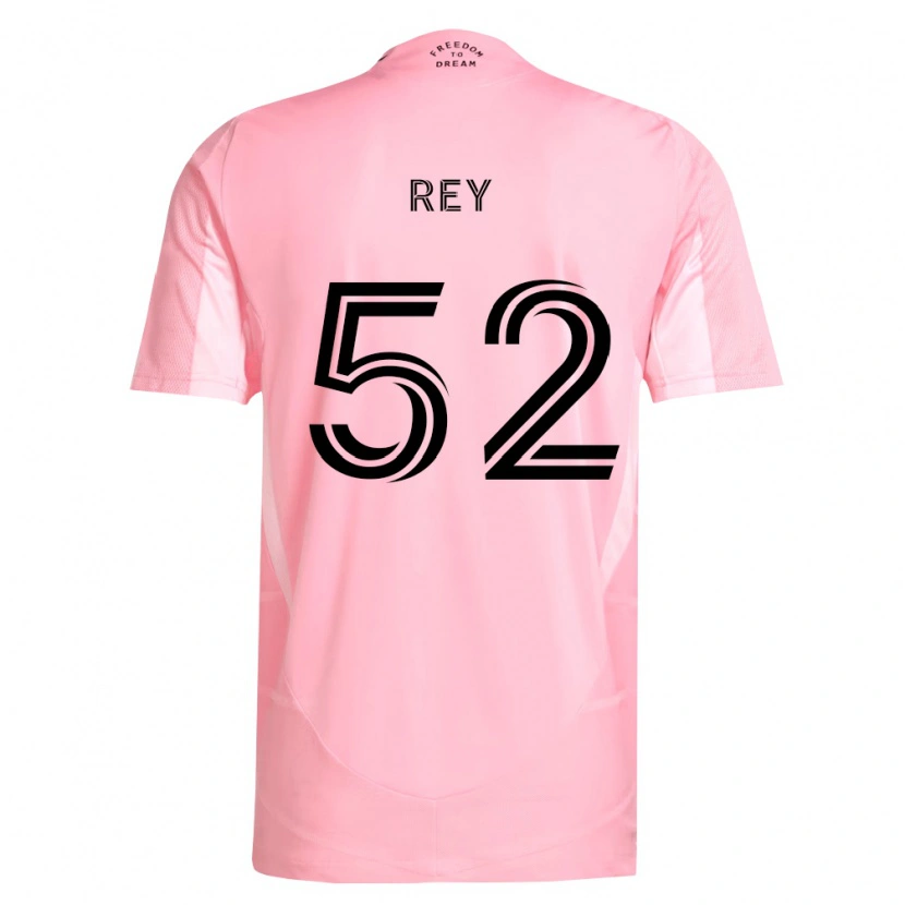 Danxen Hombre Camiseta Diego Rey #52 Rosa Negro 1ª Equipación 2026/27 La Camisa México