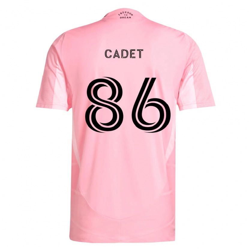 Danxen Hombre Camiseta Zidane Cadet #86 Rosa Negro 1ª Equipación 2026/27 La Camisa México