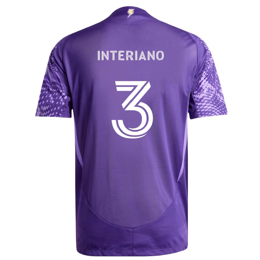 Danxen Hombre Camiseta Jordan Interiano #3 Morado Blanco 1ª Equipación 2026/27 La Camisa México