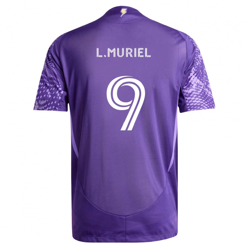 Danxen Hombre Camiseta Luis Muriel #9 Morado Blanco 1ª Equipación 2026/27 La Camisa México