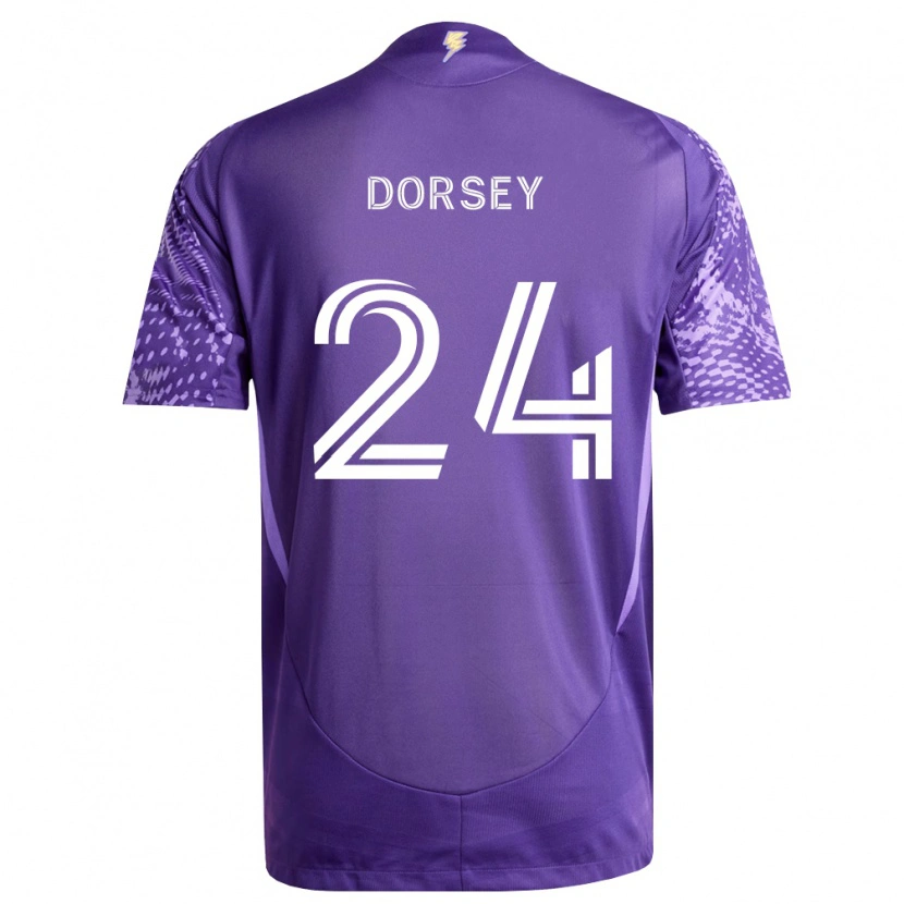 Danxen Hombre Camiseta Griffin Dorsey #24 Morado Blanco 1ª Equipación 2026/27 La Camisa México