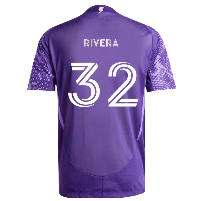 Danxen Hombre Camiseta Wilfredo Rivera #32 Morado Blanco 1ª Equipación 2026/27 La Camisa México
