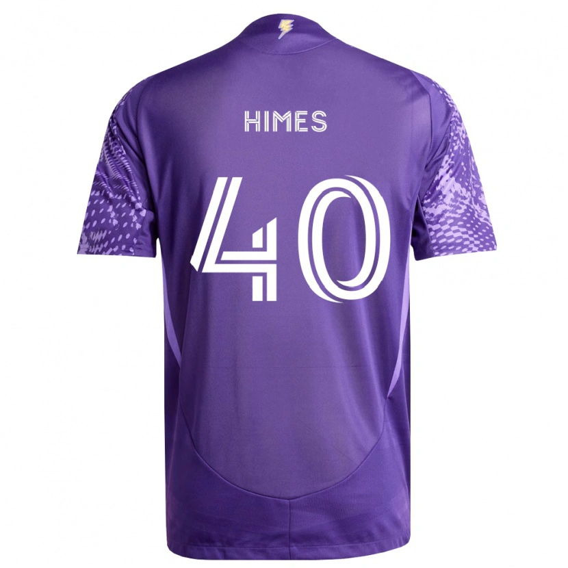 Danxen Hombre Camiseta Tristan Himes #40 Morado Blanco 1ª Equipación 2026/27 La Camisa México